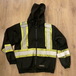 Dakota Black and Yellow Reflective Men's Jacket
